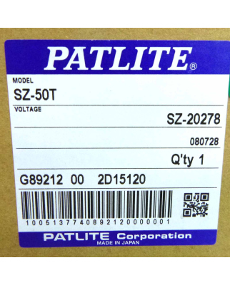 Patlite Montagefuß SZ-50T SZ-20278 OVP