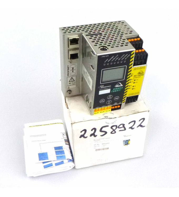 Bihl+Wiedemann AS-i 3.0 PROFINET Gateway BWU2383 OVP