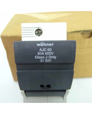 Wöhner Sicherrungshalter 31920 6A, 600V (3Stk) OVP