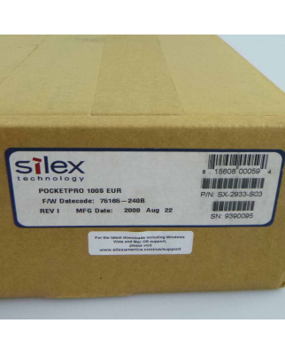 Silex Printserver PocketPro 100S 2933-S OVP