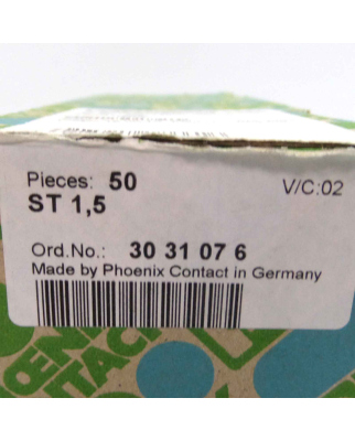 Phoenix Contact Durchgangsklemme ST 1,5 3031076 (50Stk.) OVP