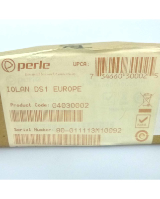Perle 1-Port IOLAN Device DS1 04030002 OVP