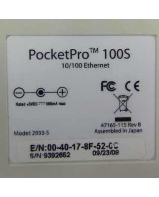 Silex Printserver PocketPro 100S 2933-S GEB