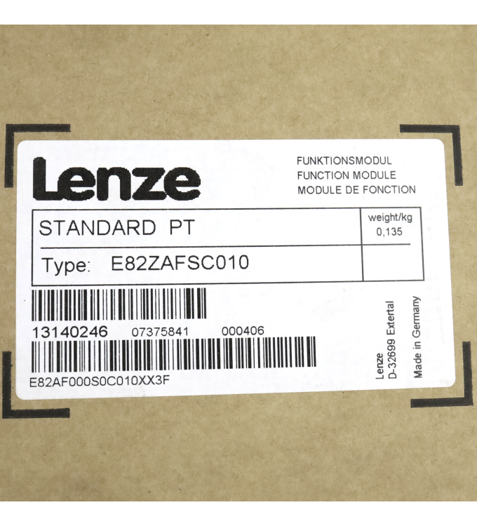 LENZE E82ZAFSC010 Funktionsmodul kaufen - , 310,00 LENZE E82ZAFSC010 Funktionsmodul kaufen - , 310,00