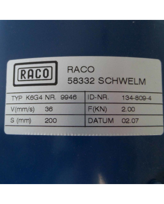 Raco Position Control K6G4 134-809-4 NOV