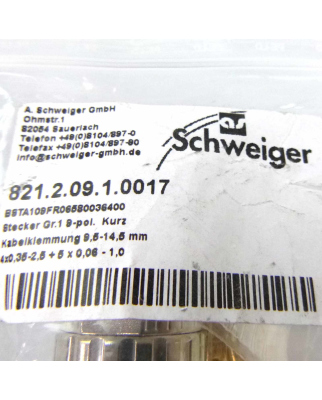 Schweiger Stecker BSTA109FR06580036400 OVP