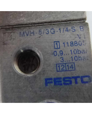 Festo Magnetventil MVH-5/3G-1/4-S-B-VI 118805 GEB