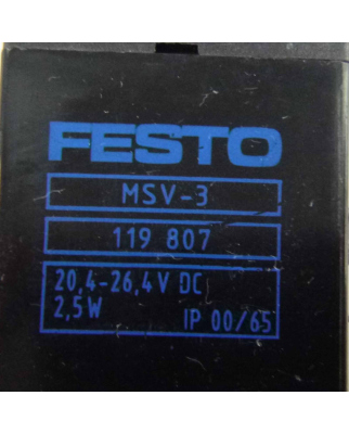Festo Magnetventil MVH-5/3G-1/4-S-B-VI 118805 GEB