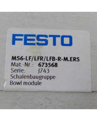 Festo Schalenbaugruppe MS6-LF/LFR/LFB-R-M.ERS 673568 OVP