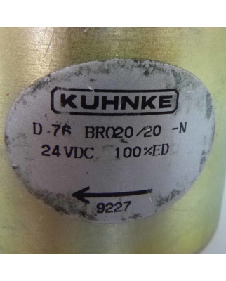 Kuhnke Drehmagnet D 76 BRO20/20-N 24VDC GEB