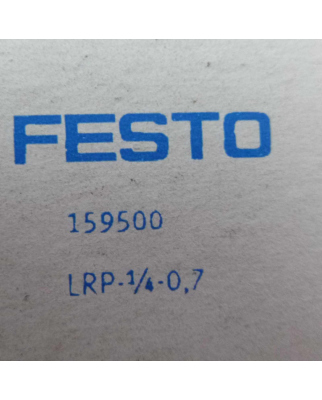 Festo Präzisions-Druckregelventil LRP-1/4-0,7 159500 OVP