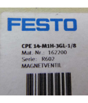 Festo Magnetventil CPE14-M1H-3GL-1/8 162200 OVP
