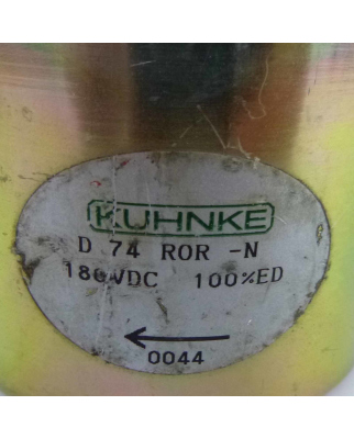Kuhnke Drehmagnet D 74 ROR-N 180VDC GEB