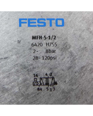Festo Magnetventil MFH-5-1/2 6420 NOV