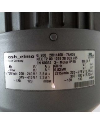 Siemens / nash_elmo Seitenkanalverdichter G200 2BH1400-7AH06 NOV