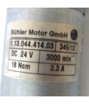 Bühler DC Motor 1.13.044.414.03 24V 3000min + PM52 GEB