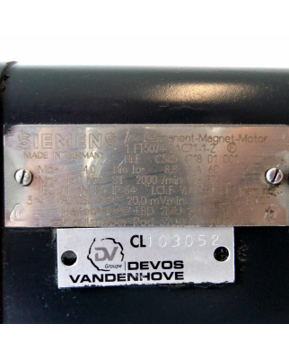 Siemens AC-VSA-Motor 1FT5074-0AC71-1-Z Z=G45+H00 REM