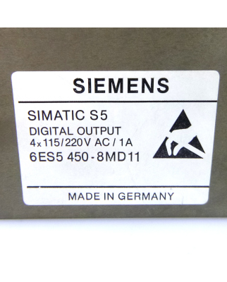 Simatic S5 DO450 6ES5 450-8MD11 GEB
