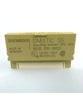 Simatic S5 115U Betriebsystemmodul 6ES5 816-1BB21 GEB