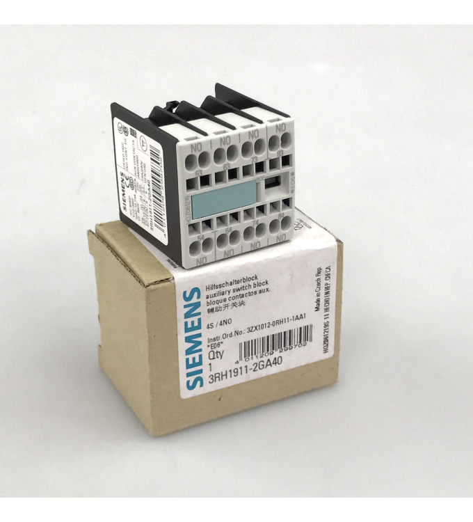 Siemens Hilfsschalterblock 3RH1911-2GA40 OVP