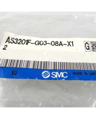 SMC Drosselrückschlagventil AS3201F-G03-08A-X1 (2Stk) GEB