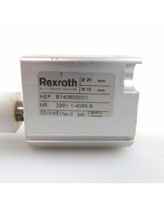 Rexroth Pneumatischer Zylinder 2991-1-4065-9 8bar GEB