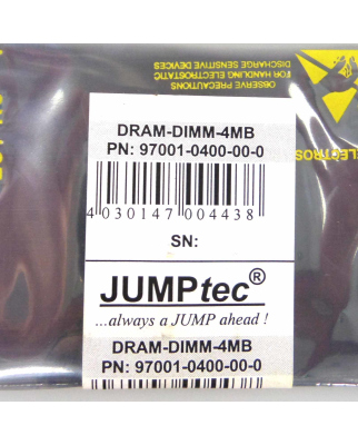Kontron/Jumptec Arbeitsspeicher DRAM-DIMM-4MB 97001-0400-00-0 OVP