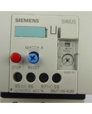 Siemens Überlastrelais 3RU1146-4LB0 GEB