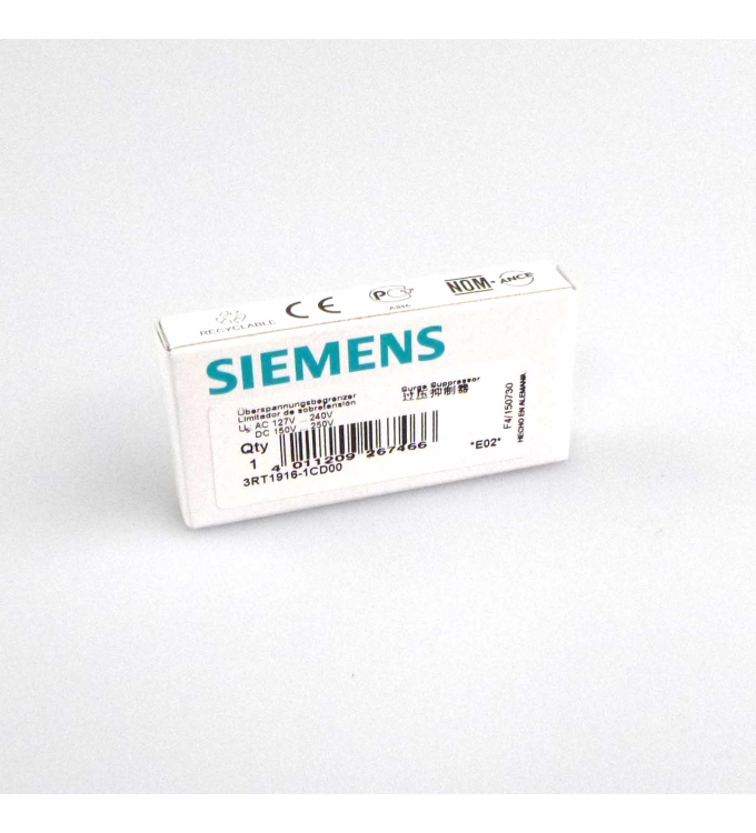 Siemens Überspannungsbegrenzer 3RT1916-1CD00 OVP