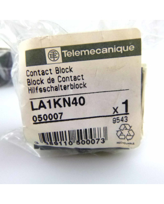 Telemecanique Hilfsschalterblock LA1KN40 050007 (8Stk.) OVP