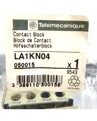 Telemecanique Hilfsschalterblock LA1KN04 050015 (4Stk.) OVP