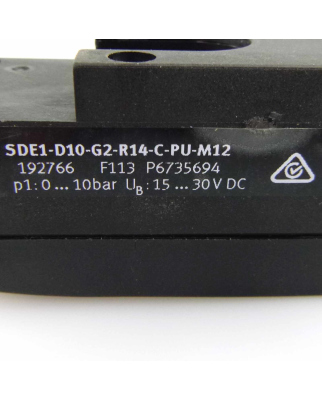 FESTO Drucksensor SDE1-D10-G2-R14-C-PU-M12 192766 GEB