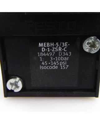 Festo Magnetventil MEBH-5/3E-D-1-ZSR-C 184497 GEB