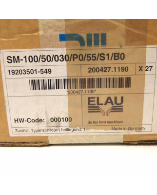 ELAU Servomotor SM 100-50-030-P0-55-S1-B0 19203501-549 OVP