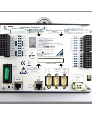Elrest Control Panel visio control P303/CS/ESB/Kallfass OEM NOV