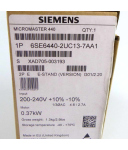 Siemens Micromaster 440 6SE6440-2UC13-7AA1 E-Stand:G01/2.20 OVP