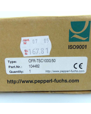 Pepperl+Fuchs Reflexionsfolie OFR-TSC1000/50 104482 OVP