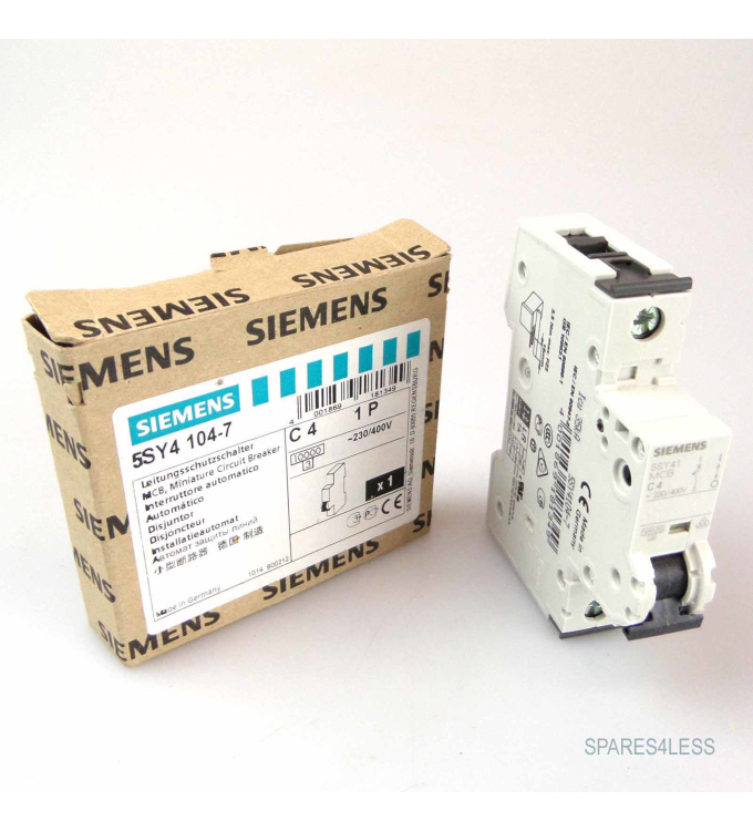 Siemens Leitungsschutzschalter 5SY4104-7 OVP