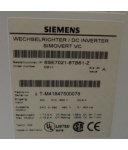 Siemens SIMOVERT Masterdrive 6SE7021-8TB61-Z Z=G91 E-Stand A GEB