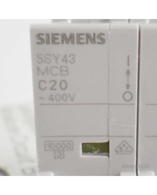 Siemens Leitungsschutzschalter 5SY4320-7 NOV