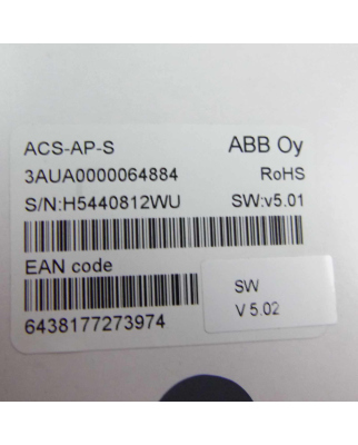 ABB Bedienpanel ACS-AP-S 3AUA0000064884 OVP