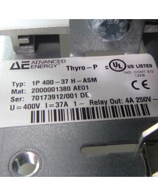 Advanced Energy Thyristor-Leistungssteller THYRO-P 1P 400-37 H-ASM NOV