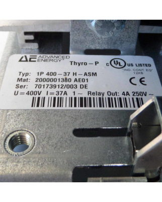 Advanced Energy Thyristor-Leistungssteller THYRO-P 1P 400-37 H-ASM GEB