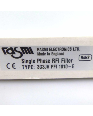 Rasmi RFI Filter 3G3JV PFI 1010-E 250VAC 50-60Hz OVP