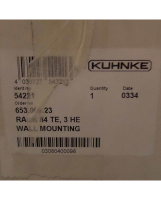 Kuhnke Erweiterungsrack 653.000.23 OVP