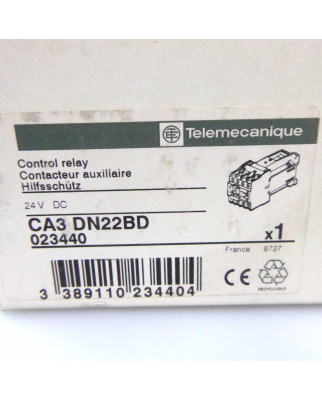Telemecanique Hilfsschütz CA3DN22BD 023440 OVP
