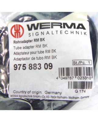 WERMA Rohradapter RM BK 97588309 OVP