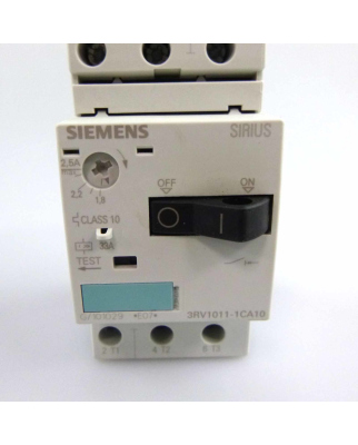 Siemens Leistungsschalter 3RV1011-1CA10 NOV