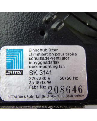 RITTAL Einschublüfter SK 3141 220/230V GEB