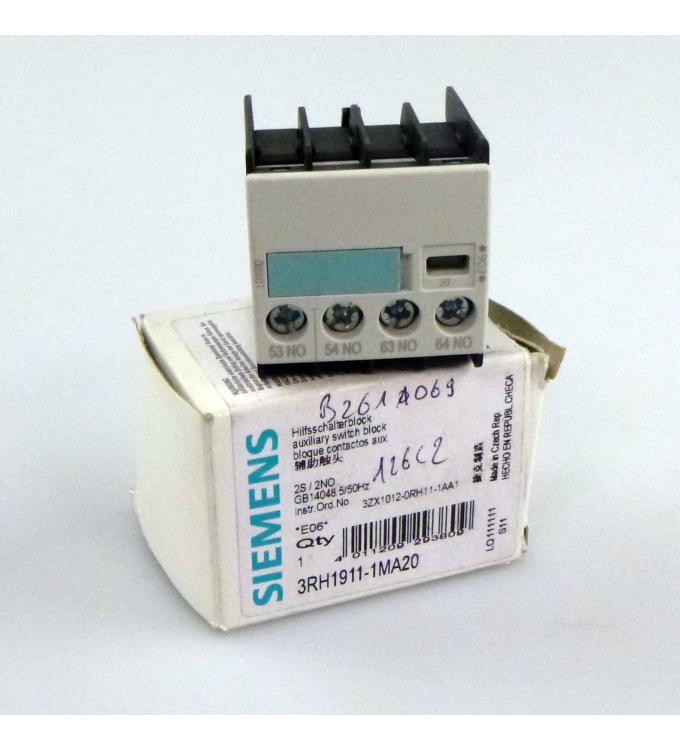 Siemens Leistungsschalter 3RH1911-1MA20 OVP